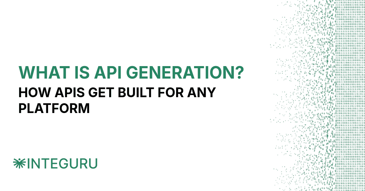 What is API generation