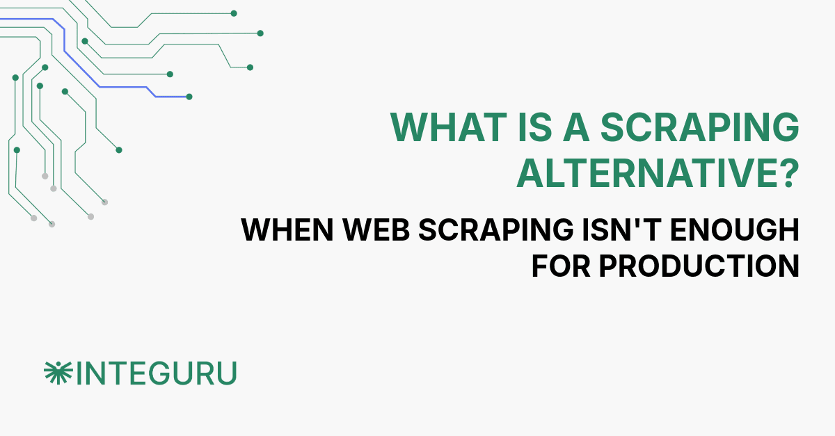 What is a scraping alternative?
