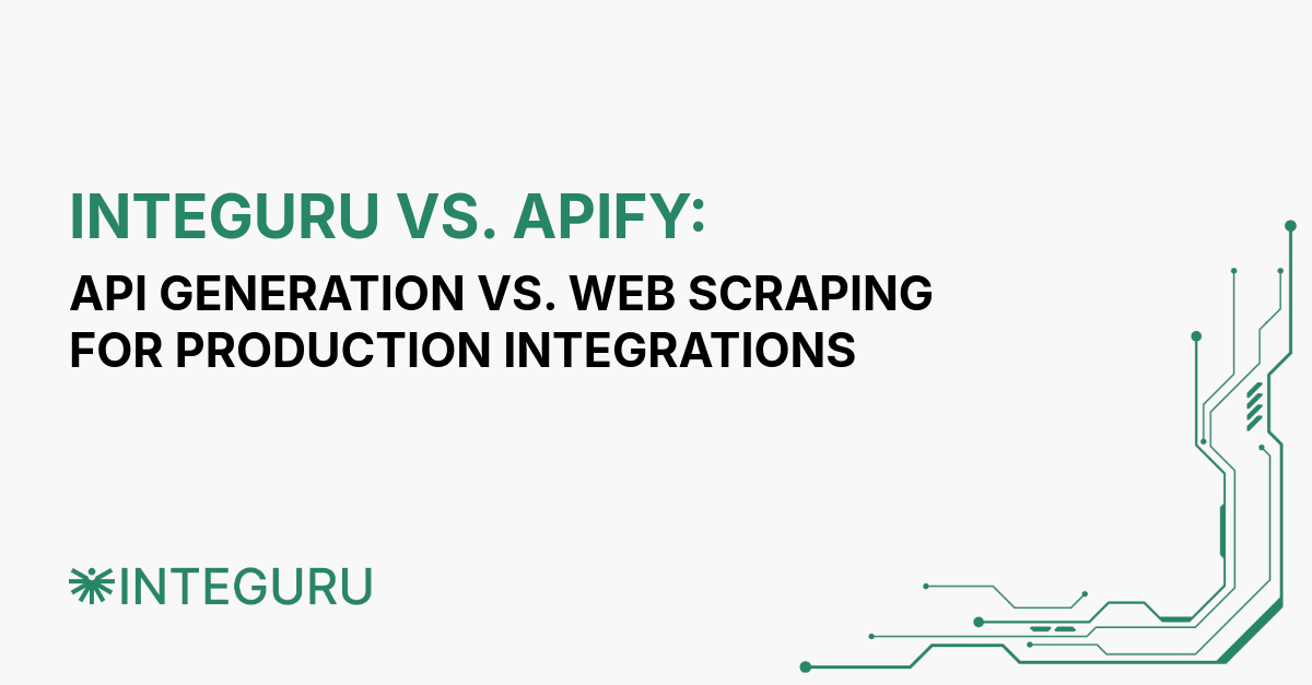 Integuru vs Apify