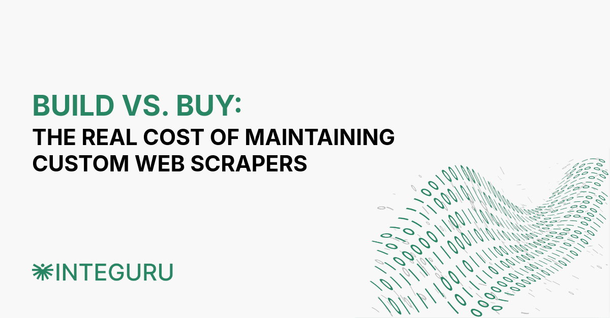 Build va Buy: the real cost of maintaining custom web scrapers