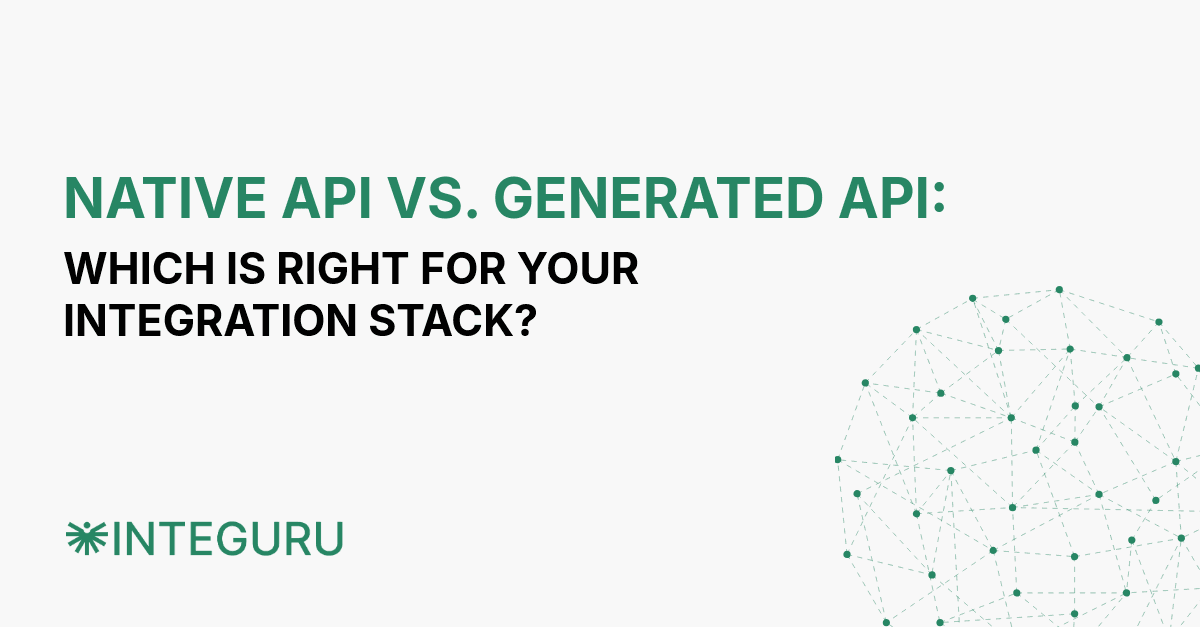 Native API vs Generated API